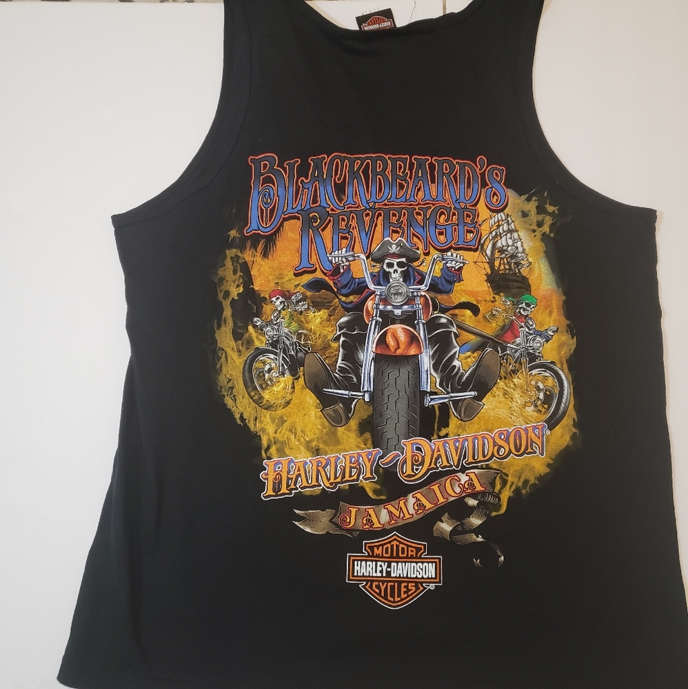 Harley devidson top t shirt size L